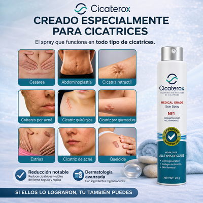 Cicaterox – Spray para Eliminar Cicatrices