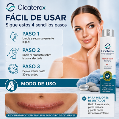 Cicaterox – Spray para Eliminar Cicatrices